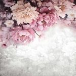 Függő virágmintás fotótapéta 368x254cm