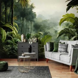 Trópusi esőerdő mintás fotótapéta 208x146cm