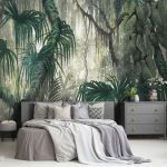 Sűrű dzsungel mintás fotótapéta 416x290cm