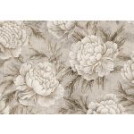 Bézs bazsarózsa mintás fotótapéta 368x280cm