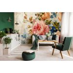 Nagy színes virágmintás fotótapéta 208x146cm