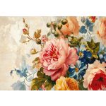 Nagy színes virágmintás fotótapéta 350x250cm