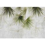 Függő trópusi zöld levélmintás fotótapéta 416x254cm