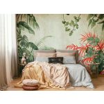 Egzotikus színes levélmintás fotótapéta 104x70,5cm