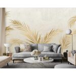 Arany pálmalevelek fotótapéta 368x280cm