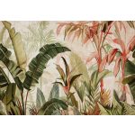 Óriás trópusi levélmintás fotótapéta 208x146cm
