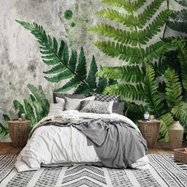 Óriás páfránylevél mintás fotótapéta 416x254cm
