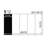 Vintage levélmintás fotótapéta rózsaszín virágmintával 460x300cm