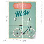 Racing Bicycle Retro fotótapéta