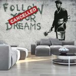 Banksy Follow Your Dreams fotótapéta 368x254cm