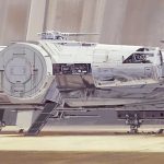 Star Wars Classic RMQ Millenium Falcon fotótapéta