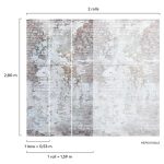Rusztikus téglafal mintás vinyl fotótapéta