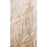 Bézs levélmintás vinyl fotótapéta