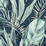 Modern óriás levél mintás fotótapéta 416x290cm