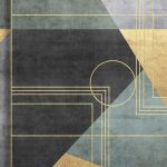 Modern geometrikus mintás fotótapéta 520x318cm