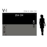 Absztrakt óriás virág és leopárd mintás fotótapéta 254x184cm