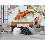 Koi ponty mintás fotótapéta 368x254cm