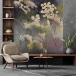 Modern virágmintás fotótapéta 368x280cm