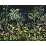 Zöld trópusi dzsungel mintás fotótapéta 254x184cm