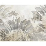 Vintage hangulatú banánlevél mintás fotótapéta 368x280cm