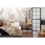 Bézs színű virágos mező mintás fotótapéta 416x254cm