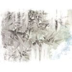 Vintage bambuszlevél mintás fotótapéta 254x184cm