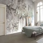 Vintage bambuszlevél mintás fotótapéta 416x290cm