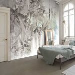 Vintage bambuszlevél mintás fotótapéta 520x318cm