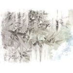 Vintage bambuszlevél mintás fotótapéta 520x318cm