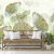 Óriás lótuszlevél mintás fotótapéta 368x254cm