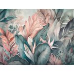 Színes botanikus kert mintás fotótapéta 152,5x104cm