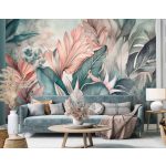 Színes botanikus kert mintás fotótapéta 104x70,5cm