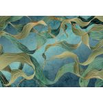 Hullámzó levélmintás fotótapéta 368x254cm