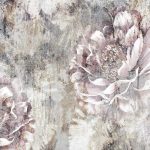 Vintage virágmintás fotótapéta 416x254cm