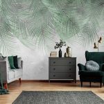 Pálmaleveles fotótapéta 254x184cm