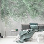 Pálmaleveles fotótapéta 254x184cm