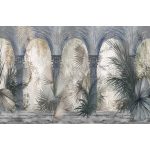 Árkádsor a trópusokon mintás fotótapéta 460x300cm