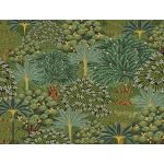 Zölderdő és levélmintás fotótapéta 368x254cm