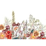 Színes mezei virágmintás fotótapéta 400x280cm