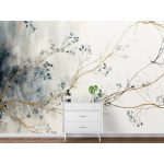 Virágos faág mintás fotótapéta 152,5x104cm