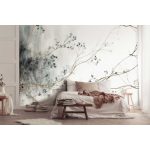 Virágos faág mintás fotótapéta 312x219cm