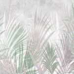 Pasztell levelek fotótapéta 254x184cm