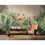 Trópusi madarak a vízparton 152,5x104cm