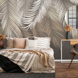 Elegáns pálmalevél mintás fotótapéta 368x254cm