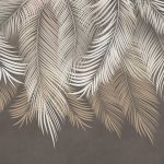 Elegáns pálmalevél mintás fotótapéta 208x146cm