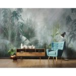 Zöld trópusi levelek fotótapéta 416x254cm
