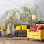 Tavirózsa mintás fotótapéta 368x280cm