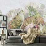 Tavirózsa mintás fotótapéta 416x254cm