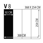 Trópusi levél és virágmintás fotótapéta 368x254cm