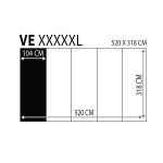 Zöld levelek között fotótapéta 520x318cm